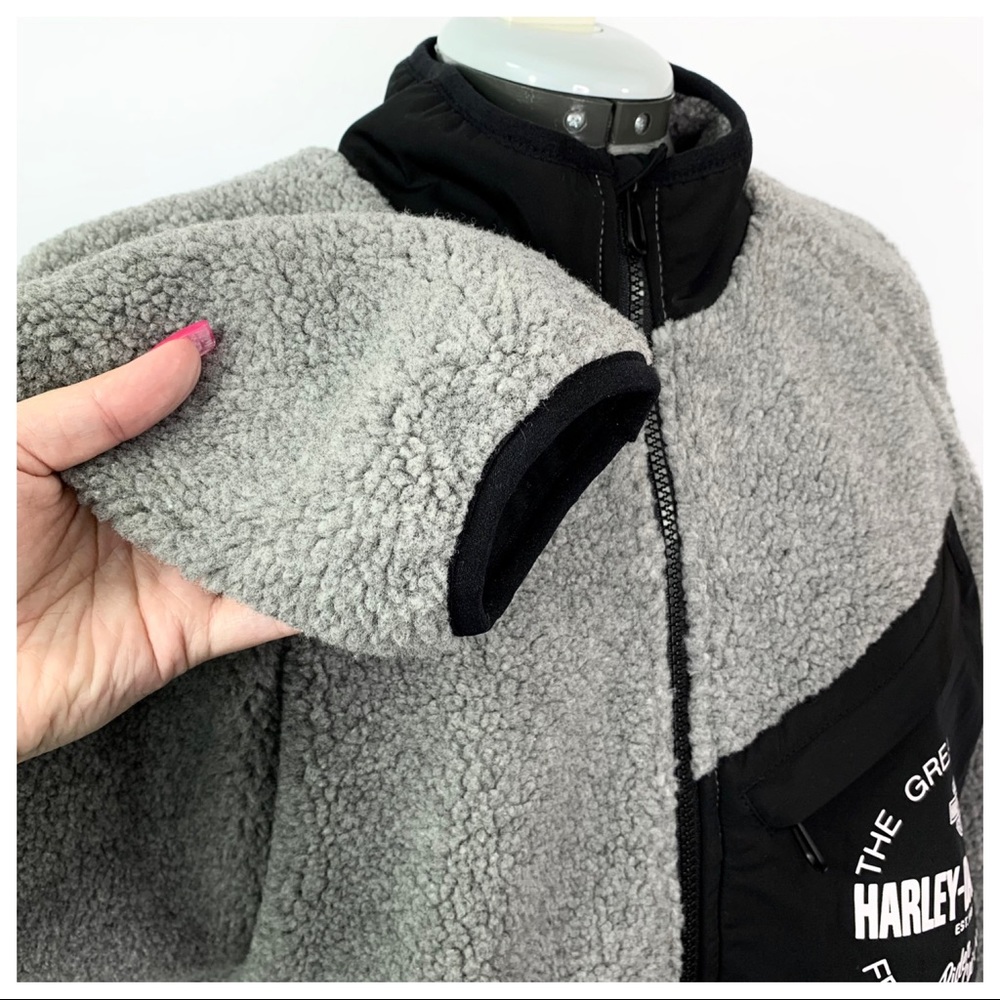 •HD GARAGE• Rider Spirit Fleece Zip Jacket - Picture 6 of 9